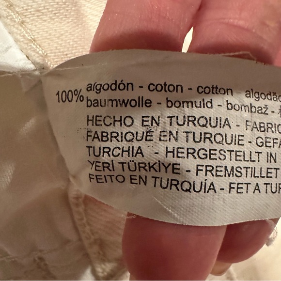 Zara High-Rise Straight Leg Relaxed Fit Rigid Off White Jeans Women’s Size 4 - Picture 7 of 9